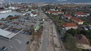 Großbaustelle Eppelheimer Straße aus der Luft [upl. by Leake992]