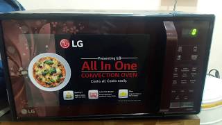 How to use lg microwave MC2146BRT 21 liter convection model full demo [upl. by Cutcliffe364]