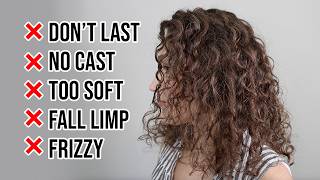 How to Style Curls that Fall Flat Dont Last or Are Overly Soft [upl. by Emlynne]