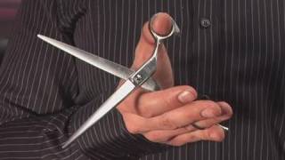 How To Hold Scissors When Cutting Hair [upl. by Ramsden]