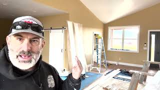 Finally Carpet and Baseboards are installed  Building Our Own Home Ep 115 [upl. by Nisotawulo]