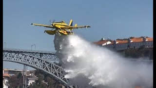 Red Bull Air Race 2017 Porto  Air Tractor AT802F Fire Boss [upl. by Minsk432]