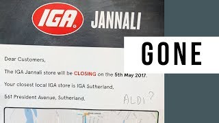 IGA Jannali Out Of Business [upl. by Albrecht]