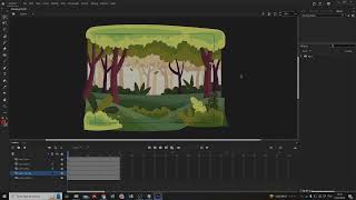 Adobe Animate 2024 Membuat animasi menggunakan Graphic Symbol dan Motion Tween [upl. by Llerrahs]