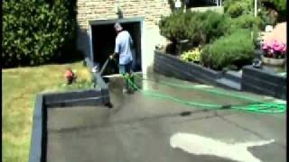 Resurfacing Driveway Color Asphalt Sealer Coating quotSuperCoatquot Sealcoating [upl. by Earas]