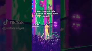 ABUCHEAN INJUSTAMENTE A ANGELA EN LOS KIDS CHOICE AWARDS 🤬 [upl. by Idnahc]