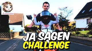 1 Tag JA SAGEN Challenge 😬 Darf Hannah Motorrad fahren 😨 Spielzeugtester [upl. by Letnuahc]