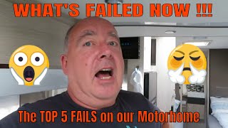 Whats FAILED now on my MOTORHOME  Our TOP 5 FAILS [upl. by Hackney171]