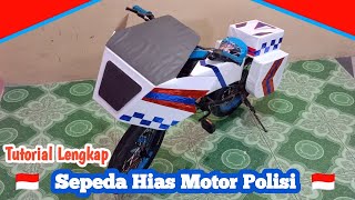 Cara membuat sepeda hias dari kardus [upl. by Munt523]