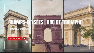 ChampsÉlysées  Arc de Triomphe  Paris  France  2023  HD [upl. by Adnoryt]