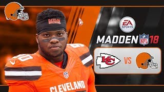 Madden NFL 18 Owner Mode Cleveland Browns 69 Das perfekte Spiel  Week 12 [upl. by Oiril]