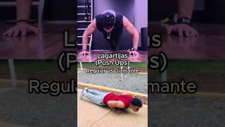 Lagartijas Push Ups Regulares vs Diamantes¿Cuál es mejor 💪🏽🔥 [upl. by Nodyl]