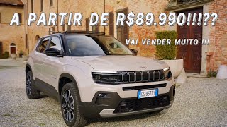 JEEP AVENGER 2025  O suv MAIS BARATO DA JEEP [upl. by Bowrah465]