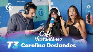 O que é que não é para a vida toda Carolina Deslandes respondeu ao quotCafé Instantâneoquot do T3 [upl. by Nosac]