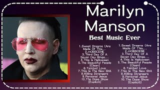 Marilyn Manson Top 10 Best Songs 💚 Best Collection 2024 💚 Popular Music [upl. by Arait]