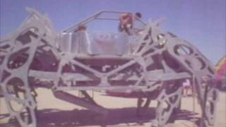 Spider Car Walking Machine at Burning Man [upl. by Fotzsyzrk]