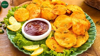 Crispy Aloo Pakora Recipe for Iftar Patasa Aloo Pakora by SooperChef [upl. by Sofer19]