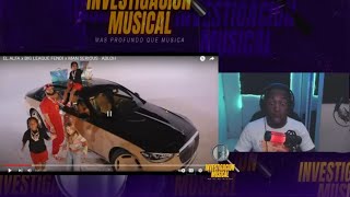 EL ALFA x BIG LEAGUE FENDI x MAN SERIOUS  ABLOH  VIDEO REACTION  INVESTIGACION MUSICAL [upl. by Ymar]