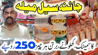 China Sale Mela in Faisalabad Jhang Bazar  Har Cheez 250Rs  Faisalabad Vlog [upl. by Haveman706]