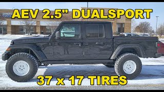 AEV 25quot Dualsport RT for Diesel Gladiator Willys on 37s [upl. by Latona]