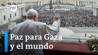 El Papa pide paz en Gaza y la liberación de los rehenes israelíes [upl. by Llenahs522]