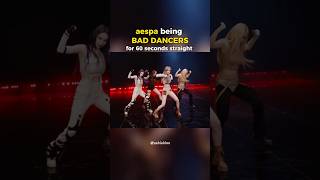 AESPA “CAN’T” DANCE kpop aespa karina giselle winter ningning drama blackpink illit itzy [upl. by Root]