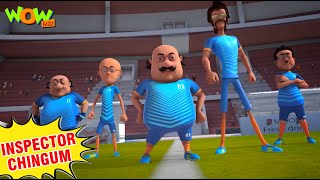 Football Game क्यो हुआ England मैं  Motu Patlu New  Cartoon  Inspector Chingum  spot [upl. by Ettenay]