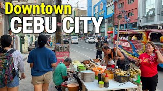 Downtown CEBU CITY  WALKING TOUR  Cebu Philippines [upl. by Chirlin435]