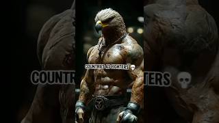 Countries As Fighters animals ai midjourney shorts ☠️☠️👍👍🔥🔥 [upl. by Wolfort272]