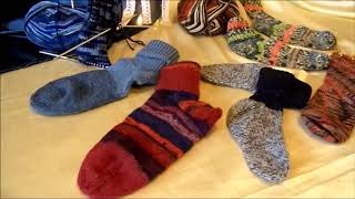 DIY Großmutters SOCKEN  STRÜMPFE Stricken leicht gemacht Teil 3 Ferse amp Käppchen [upl. by Nwahsar]