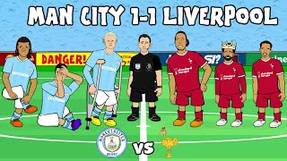 MAN CITY 11 LIVERPOOL Trent Haaland Goals Highlights Premier League Parody [upl. by Atirabrab]