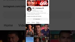 UR Cristiano  cristianoronaldo urcristiano cr7 football [upl. by Alyos]