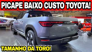 🚨 NOVA PICAPINHA COMPACTA DA TOYOTA RIVAL DA TORO [upl. by Karylin]