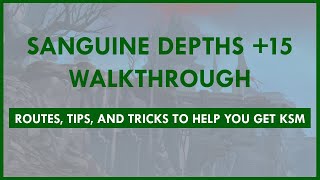 Keystone Master Walkthroughs Sanguine Depths 15  Guardian Druid PoV [upl. by Llyrehc]