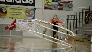 WC 2013 in Wheel Gymnastic Team switzerland Cheyenne Rechsteiner Spiral [upl. by Adaliah]