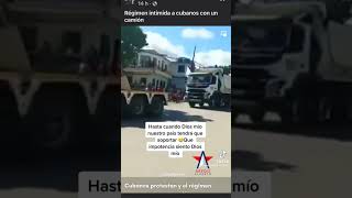 Los cubanos protestan pacíficamente y el régimen arremete con violencia Patria y vida 🇨🇺🇨🇺 [upl. by Harifaz]