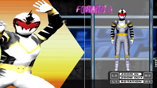 How to Create White Ranger caw formula Abare Killer WWE Smackdown Here Comes the pain  アバレキラー [upl. by Ahsenar420]