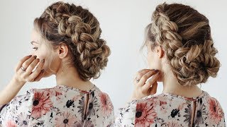 How to Loose Braided Updo  KayleyMelissa [upl. by Jemmie]