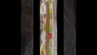 Longest kebab in Hyderabad spice6 tiktokfood tiktok foodie reseptiktok food instafood tiktok [upl. by Jemima]