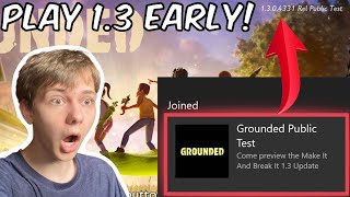 How To Play Grounded 13 EARLY PTS Guide [upl. by Fawne]