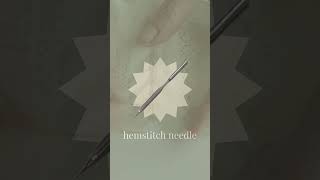 What’s the deal with this needle How to sew a hemstitch [upl. by Hsenid]