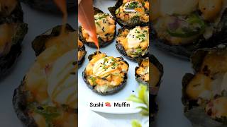 Recette Sushi Muffin 🍣 shorts [upl. by Eiddal737]