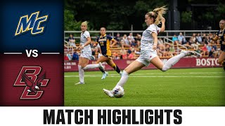 Merrimack vs Boston College Match Highlights  2024 ACC Womens Soccer [upl. by Anavlys]