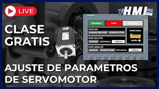 AJUSTE DE PARÁMETROS DE SERVOMOTOR MEDIANTE HMI SIEMENS [upl. by Nisen763]