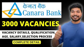 Canara Bank Freshers Recruitment 2024 – Apply Now [upl. by Htiel562]