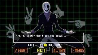 Undertale ENTRY NUMBER SEVENTEEN W D Gaster battle theme [upl. by Terry]