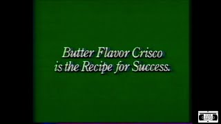 ButterFlavoured Crisco Commercial  1989 [upl. by Goddard]