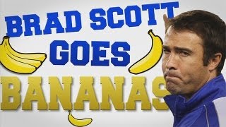 Syd Barker Medal Brad Scott goes bananas [upl. by Leventhal106]