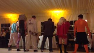 Emily amp Michael Stagliano – Groomsmen Surprise Dance [upl. by Goldfinch218]