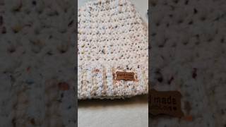 Winter crochet hat crochet beanies crochettutorial shorts shortsfeed winterknits christmas [upl. by Karrah]